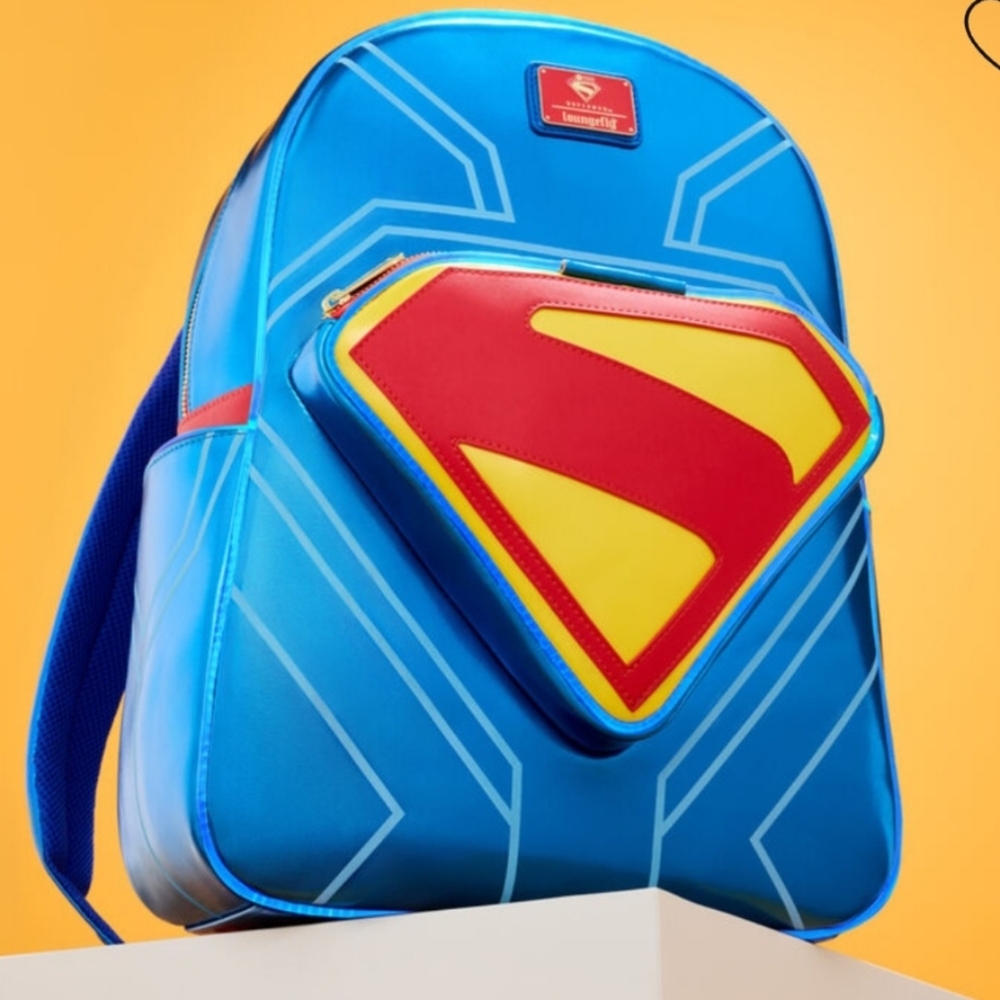 Loungefly Superman Full-Size Backpack - Lights Up